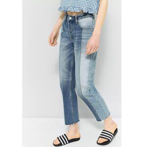 Urban Outfitters BDG Jessye Straight Leg Spliced Jeans W26 L32